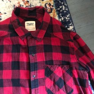 Aritzia TNA Flannel Button Down